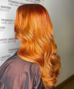 hair colour changes at frances hunter hairdressing salon in alloa and stirling